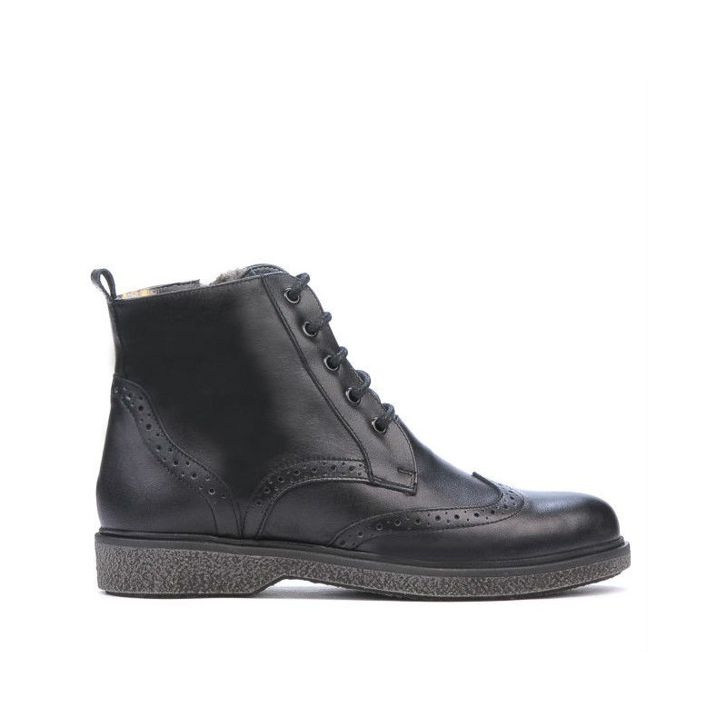 Czarne buty młodzieżowe 4001