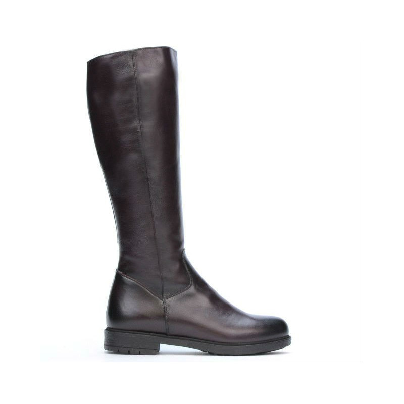 Damskie kozaki 3317 bordo
