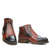 Męskie buty 4102 a brązowe