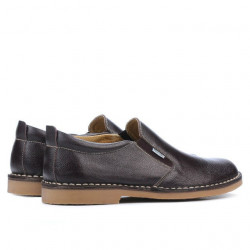 Casualowe buty męskie 7200-1 café
