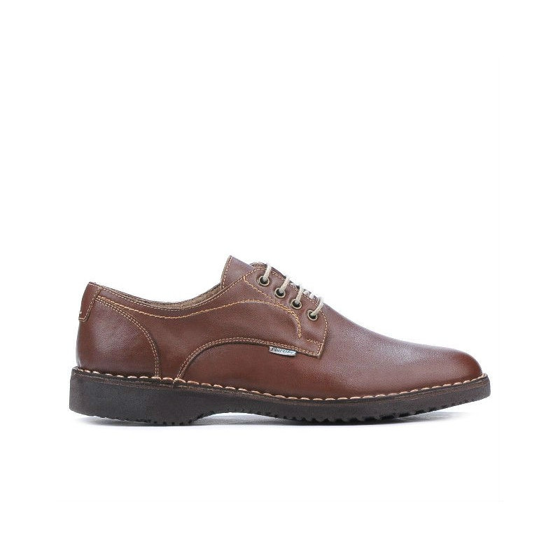 Buty casual męskie (duże rozmiary) 7202m brązowy