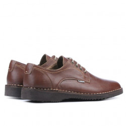 Buty casual męskie (duże rozmiary) 7202m brązowy