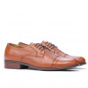 Eleganckie buty męskie 838 koniakowy brąz