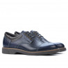 Buty casual męskie 848 indigo+kawa