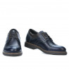 Buty casual męskie 848 indigo+kawa