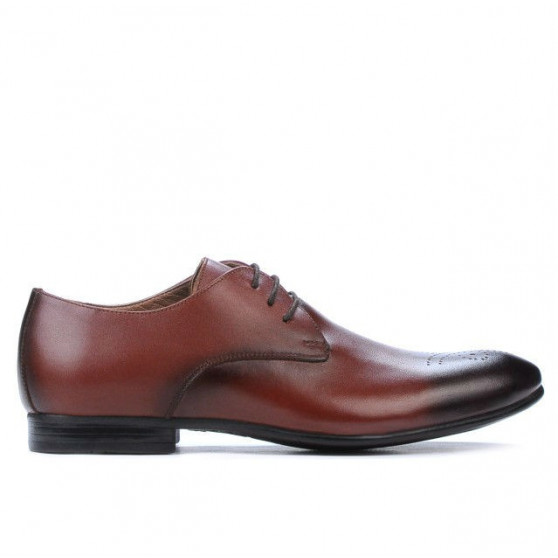 Eleganckie buty męskie 828-1 a brązowe