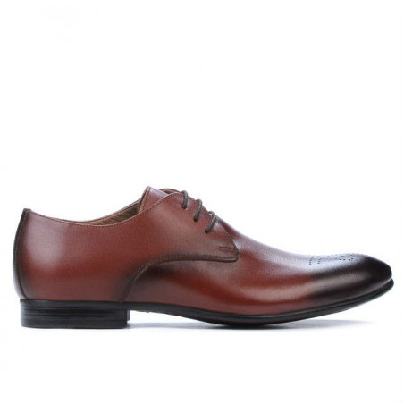 Eleganckie buty męskie 828-1 a brązowe