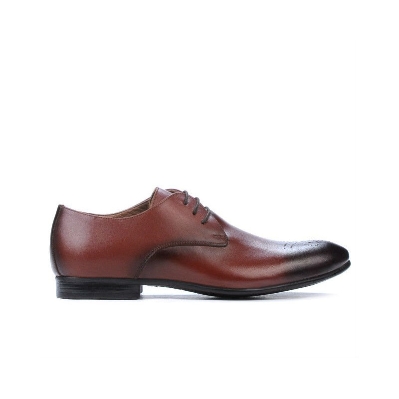 Eleganckie buty męskie 828-1 a brązowe