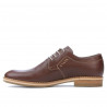Casualne / eleganckie buty męskie 847 brązowe