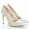 Eleganckie buty damskie 1230 lakierowany jasnoróżowy