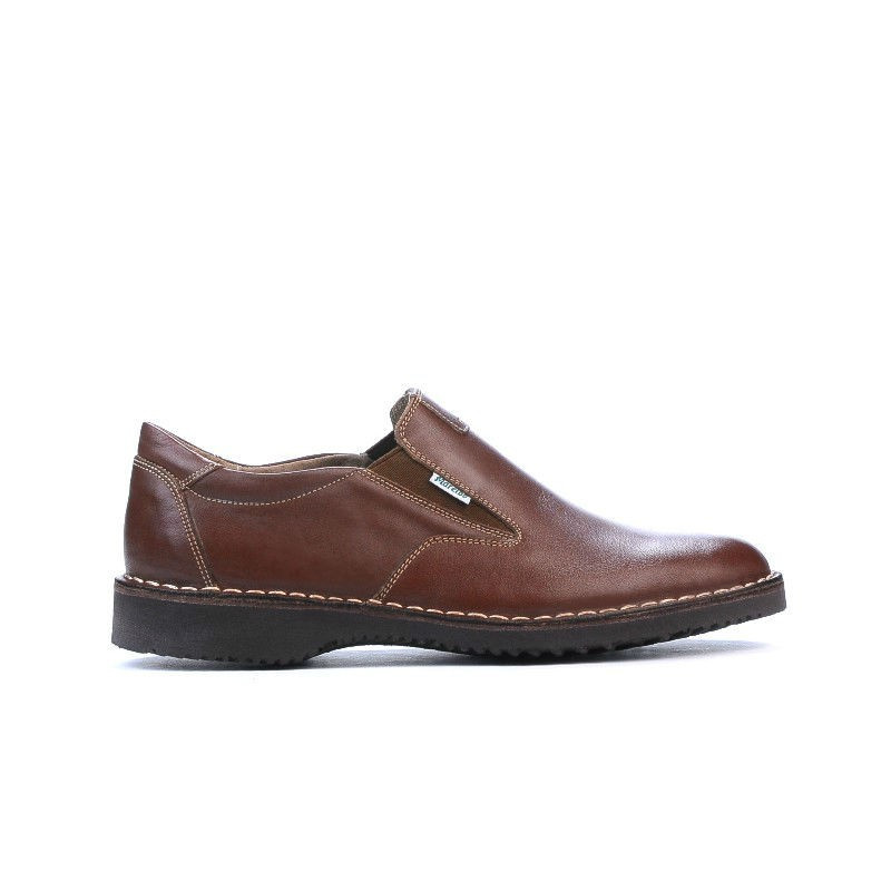 Męskie buty casual 7203 brązowe