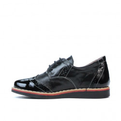 Dziecięce buty 60c lakier czarny połączony01