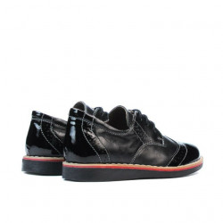 Dziecięce buty 60c lakier czarny połączony01