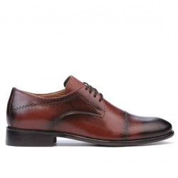 Eleganckie buty męskie 822 a koniak