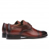 Eleganckie buty męskie 822 a koniak
