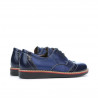 Buty dziecięce małe 60c lakierowane indygo kombinacja01