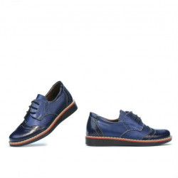 Buty dziecięce małe 60c lakierowane indygo kombinacja01