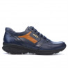 Męskie buty sportowe 827 indygo+brązowe