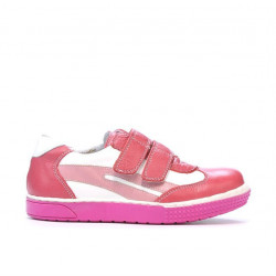 Buty dziecięce 16-2c różowe+białe
