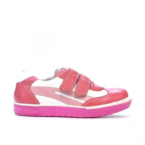 Buty dziecięce 16-2c różowe+białe