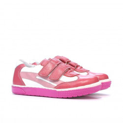 Buty dziecięce 16-2c różowe+białe