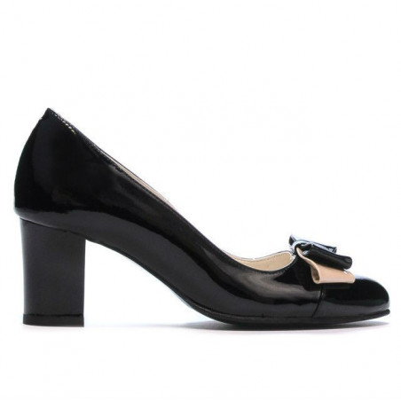 Eleganckie buty damskie 1265 czarny lakier