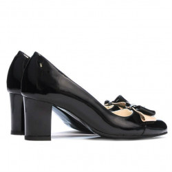 Eleganckie buty damskie 1265 czarny lakier
