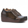 Damskie buty casual 668 kawa połączone