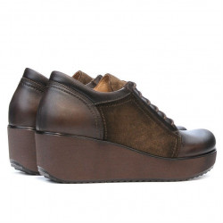 Damskie buty casual 668 kawa połączone