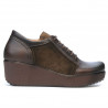 Damskie buty casual 668 kawa połączone