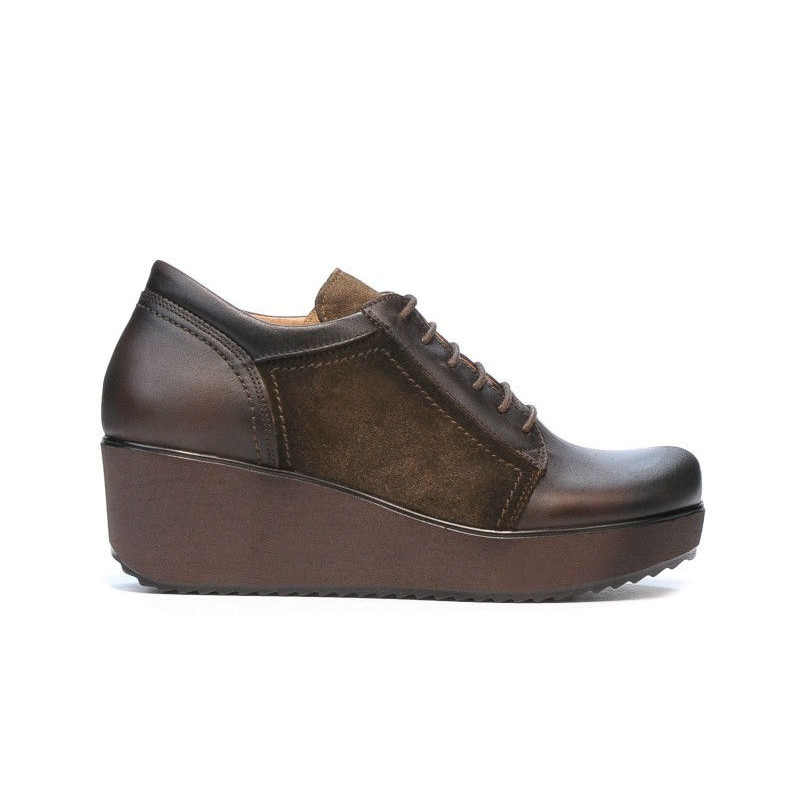 Damskie buty casual 668 kawa połączone