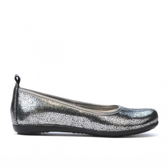 Buty dziecięce 100 srebrzyste perłowe