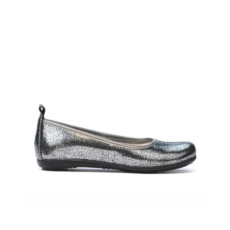 Buty dziecięce 100 srebrzyste perłowe