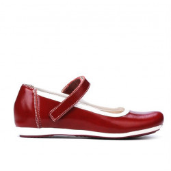 Dziecięce buty 151 lakier bordowy