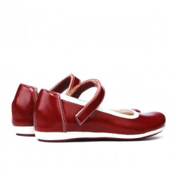 Dziecięce buty 151 lakier bordowy