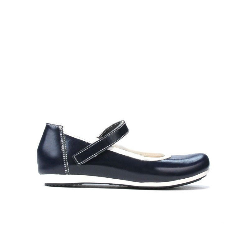Dziecięce buty 151 lakierowane indygo