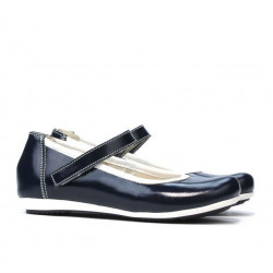Dziecięce buty 151 lakierowane indygo