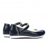 Dziecięce buty 151 lakierowane indygo