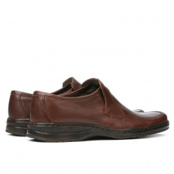 Eleganckie buty męskie 969 brązowe