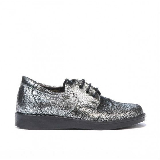 Buty dla małych dzieci 60c srebrne perłowe