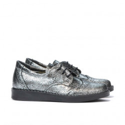Buty dla małych dzieci 60c srebrne perłowe