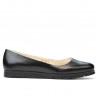 Baletki damskie 677-1 czarne