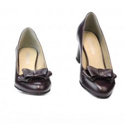 Eleganckie damskie buty 1265 bordo