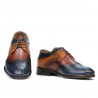 Buty casual / eleganckie dla mężczyzn 874 indygo+brązowy