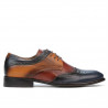 Buty casual / eleganckie dla mężczyzn 874 indygo+brązowy
