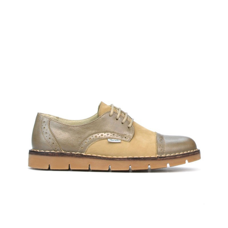 Damskie buty casual 7001-1 piasek kombinowany
