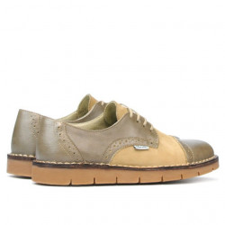 Damskie buty casual 7001-1 piasek kombinowany