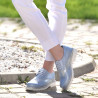 Damskie buty casual 663-1 niebiesko-perłowe lifestyle