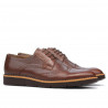 Męskie buty casual 831-1 brązowe