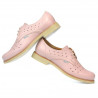 Damskie buty casual 678 pudrowe